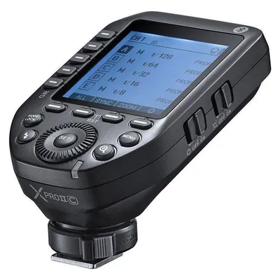 Godox XPro II-C Transmitter für Canon, 2.4 GHz, 100 m Reichweite, Wi-Fi, Schwarz