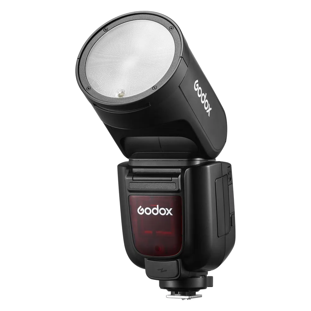 Blitzgerät Godox V1Pro für Olympus Panasonic 76 Ws Rundkopf TTL HSS Funk