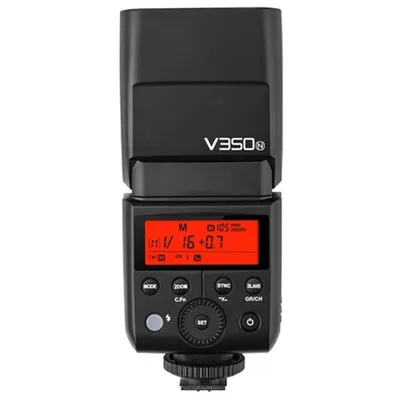 Blitzgerät GODOX V350N Kompakt 36GN Schwarz HSS für Nikon 290g 16 Kanäle