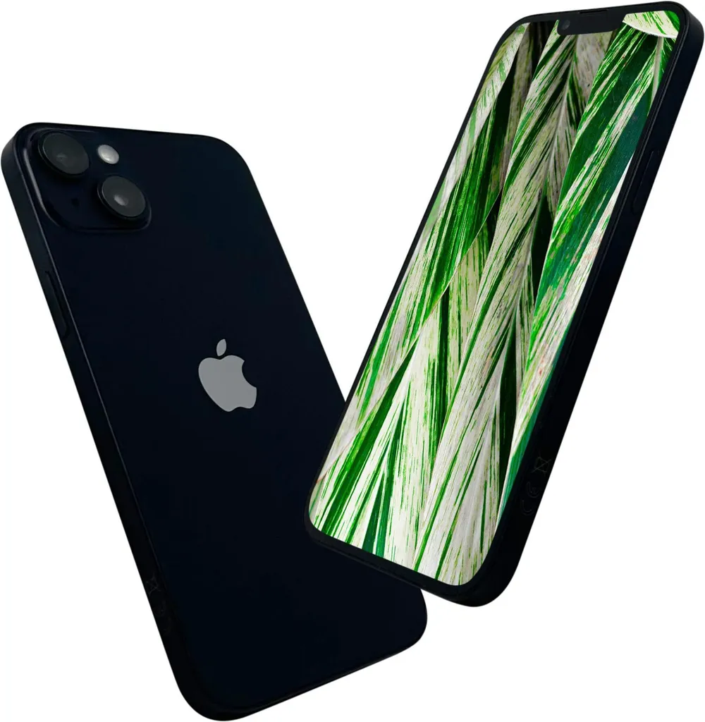 Refurbished iPhone 14 Plus 256GB Schwarz Premium