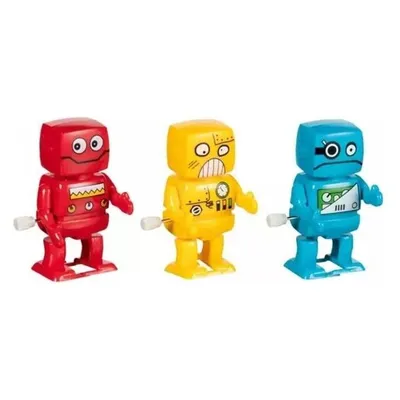 Goki Roboter Zum Aufziehen 3-fach Sort. 12er Set