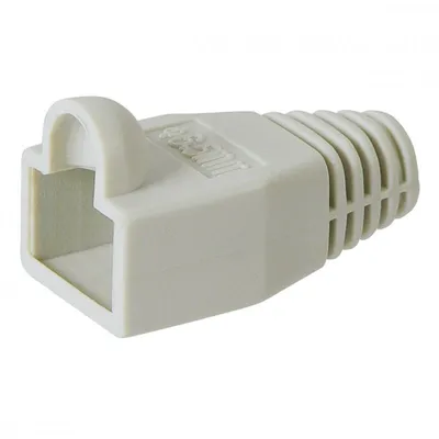 Goobay RJ45-Steckerschutz Grau Packung mit 10 Einheiten