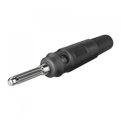 Goobay 4-mm-Bananenstecker männlich Schwarz