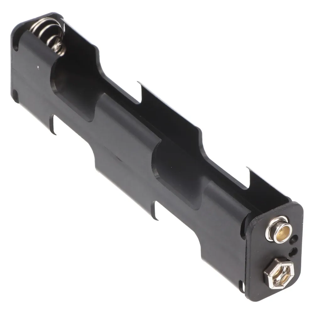 Goobay Batteriehalter für 4x Mignon mit Druckknopf