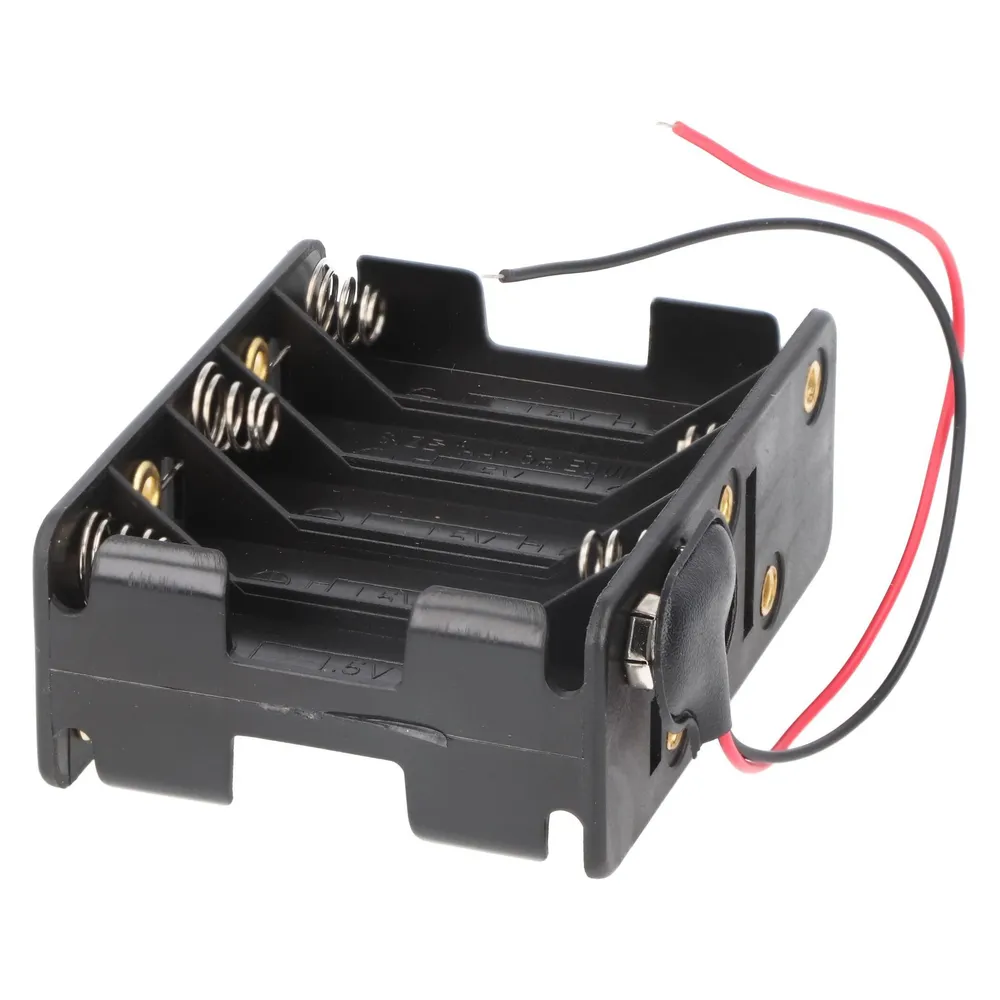 Goobay Batteriehalter für 10x Mignon mit Druckknopf