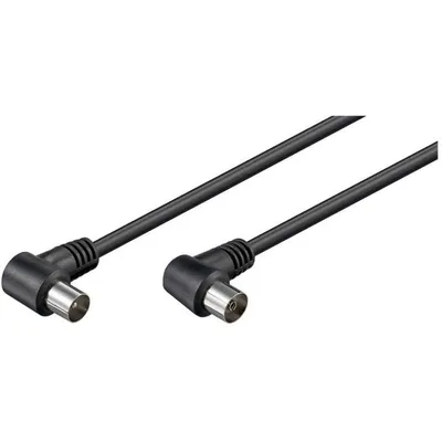 Goobay Koaxialkabel Winkelantenne 2,5m Schwarz