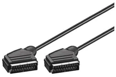 Goobay 11702 SCART-Kabel 1,5 m SCART (21-pin) Schwarz