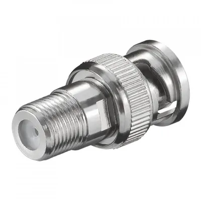 Goobay BNC-auf-F-Antennenadapter Grau