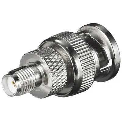 Goobay SMA auf BNC-Adapter (weiblich/männlich), grau