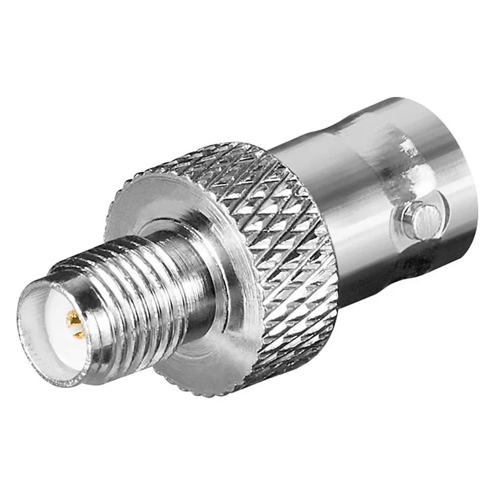 Goobay SMA auf BNC Buchse/Buchse Adapter (Grau)