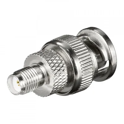 Goobay SMA auf BNC Buchse/Buchse Adapter (Grau)
