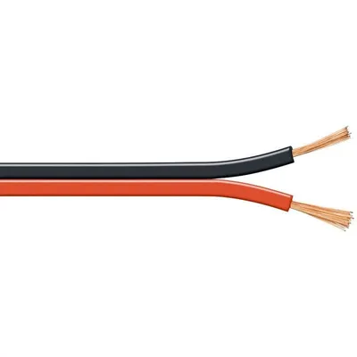 Goobay Lautsprecherkabel 2x1,5mm 100m Rot/Schwarz