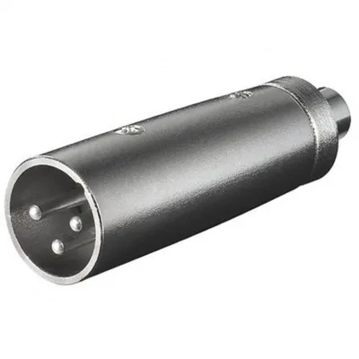 Goobay 27458 Kabeladapter XLR RCA Silber
