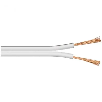 Goobay Lautsprecherkabel 2x1,5mm 100m Weiß