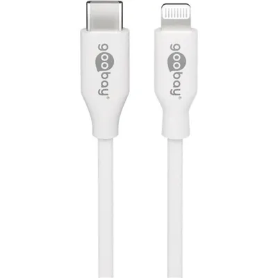Lightning Kabel Goobay 39448 2 m USB-C Male/Male Weiß MFI-zertifiziert