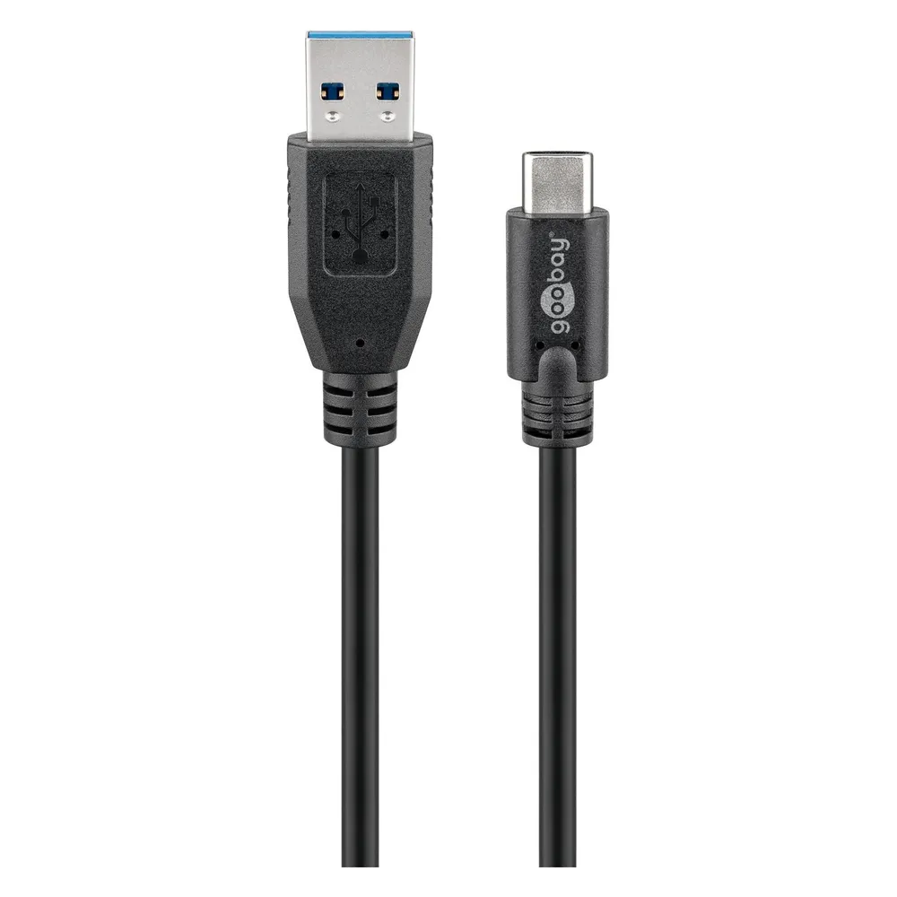 Goobay USB A – USB C (1 m, USB 3.2 Gen 1, 15 W)