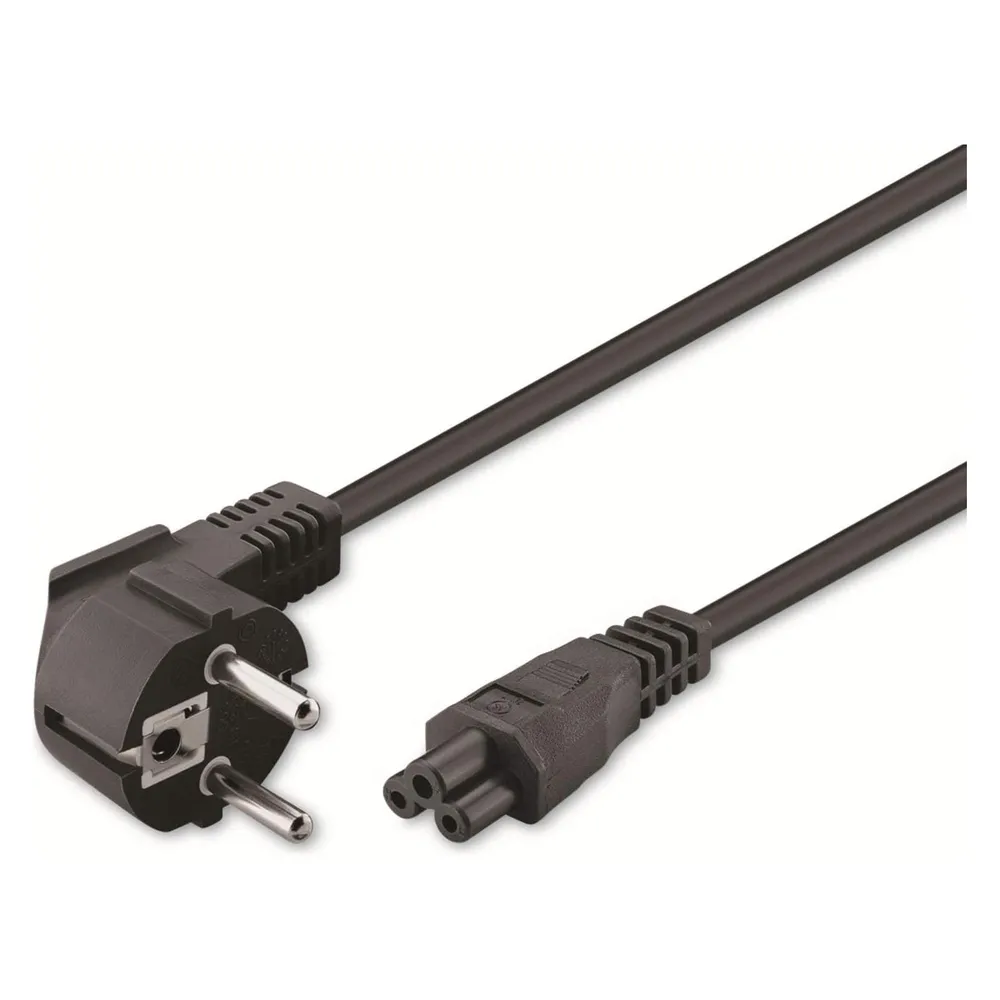 Goobay Clover Stromkabel IEC-320/C5 3m Schwarz