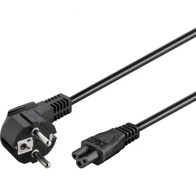 Goobay Clover Stromkabel IEC-320/C5 3m Schwarz
