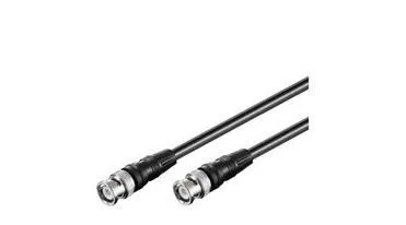 Goobay AVK 146-500 5.0m Koaxialkabel 5 m Schwarz