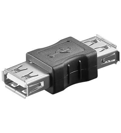 Goobay USB 2.0 Buchse/Buchse Adapter Schwarz