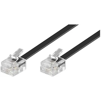 Goobay Telefonkabel RJ11 6P4C Stecker/Stecker 3m