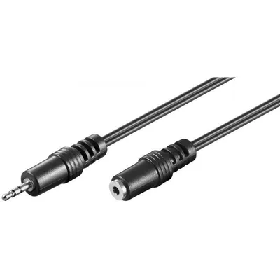 Goobay 50458 Audio-Kabel 2.5mm Schwarz
