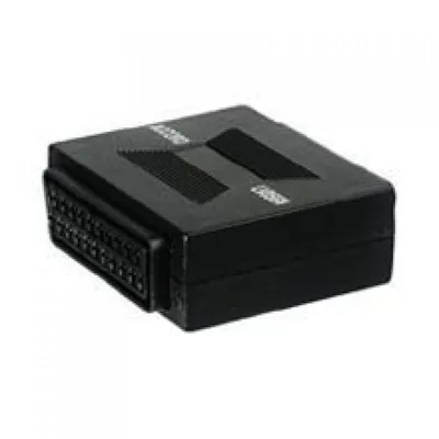 Goobay Scart-Buchse/Buchse-Anschlussadapter Schwarz