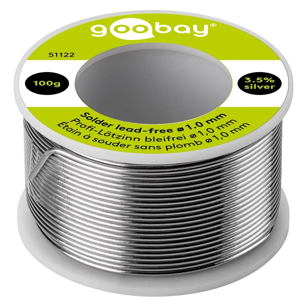 Goobay Profi-Lötzinn bleifrei, ø 1,0 mm, 100 g