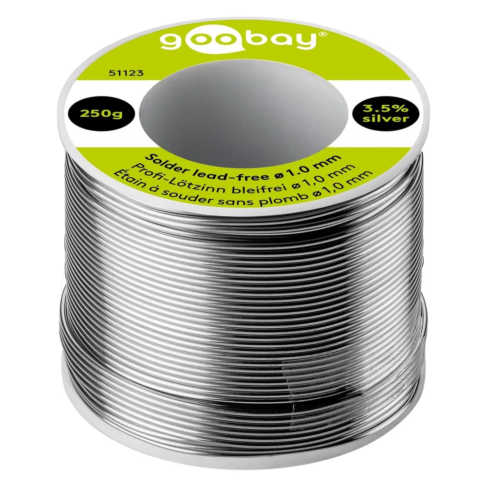 Goobay Profi-Lötzinn bleifrei, ø 1,0 mm, 250 g