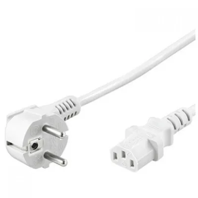 Goobay CEE7/C13 CPU-Stromkabel 5 m Weiß