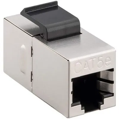 Goobay Keystone-Stecker RJ45 Cat 5e STP Grau