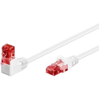 Netzwerkkabel Goobay 51521 0,5 m Cat6 U/UTP RJ-45 Weiß und Rot