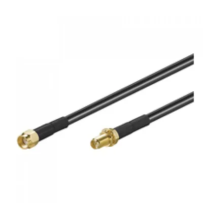 Goobay 51679 Koaxialkabel LMR195 RP-SMA Schwarz