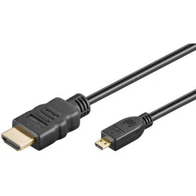 Kabel Micro HDMI zu HDMI Goobay 53785 2 m Schwarz