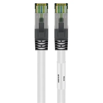 Netzwerkkabel Goobay 55126 3 m Cat8.1 S/FTP RJ-45 Weiß