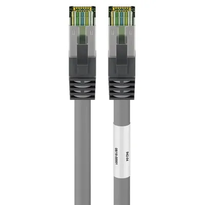 Netzwerkkabel Goobay 55137 2 m Cat8.1 S/FTP LSZH RJ-45 Grau