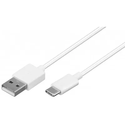 Kabel USB Goobay 59130 2 m USB A zu USB C USB 2.0 Weiß