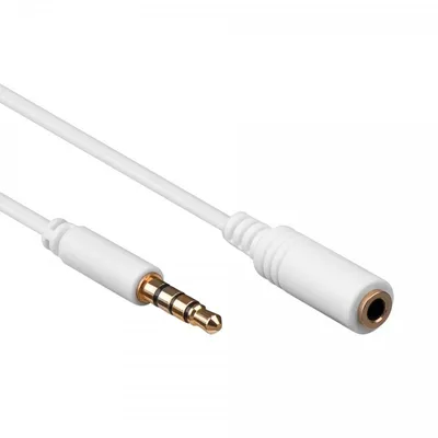 Goobay 62362 Audio-Kabel 2 m 3.5mm Weiß