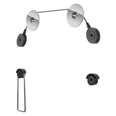 Goobay TV EasyMount L 139,7 cm (55") Schwarz, Silber