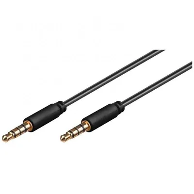 Goobay AVK 182-0300 mini Audio-Kabel 3 m 3.5mm Schwarz