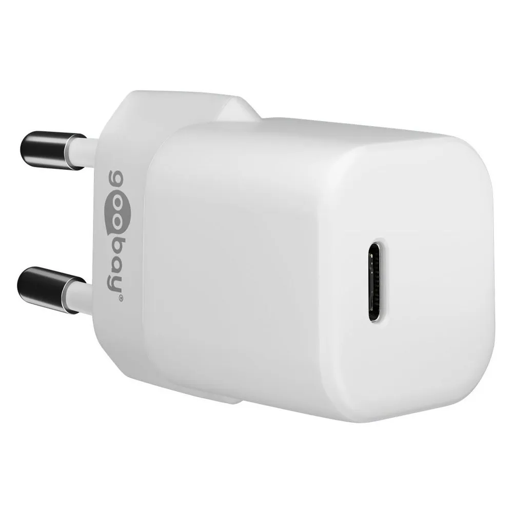 Goobay USB-C Nano Schnellladegerät mit Lightning Kabel