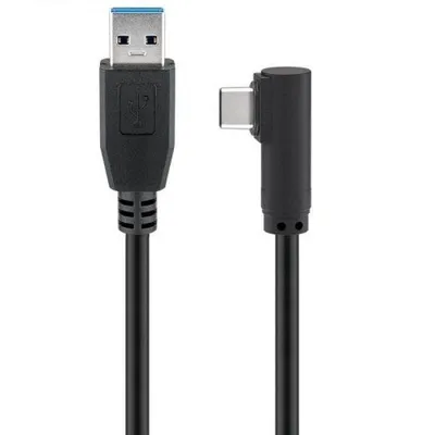 Goobay 66504 USB Kabel USB 3.2 Gen 1 (3.1 Gen 1) 3 m USB A USB C Schwarz
