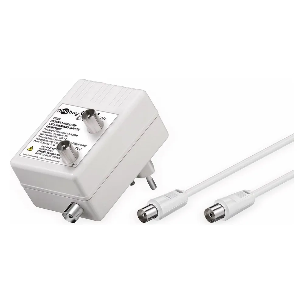 Signalverstärker TV Goobay 67226 IEC 230V 2 Ports