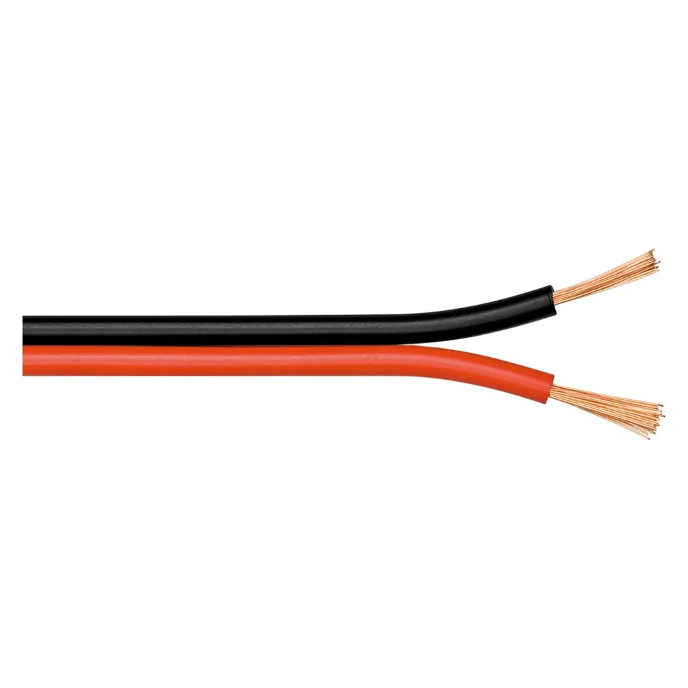 Goobay Lautsprecherkabel 2x4mm 10m Rot/Schwarz