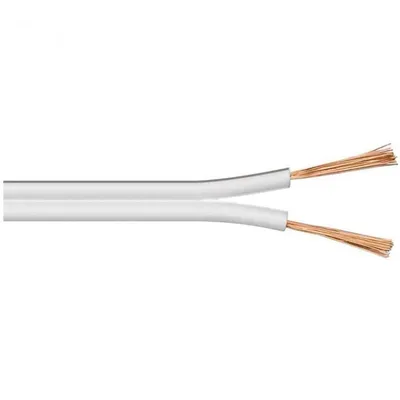 Goobay Lautsprecherkabel 2x1,5mm 10m Weiß