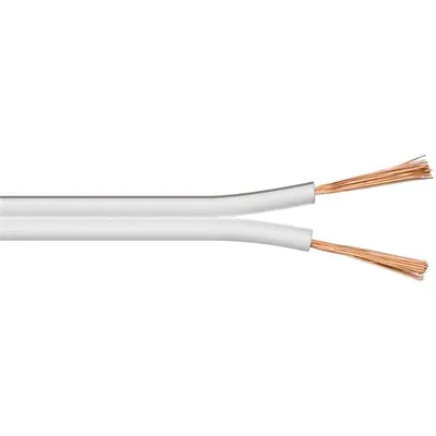 Goobay Lautsprecherkabel 2x2,5mm 10m Weiß