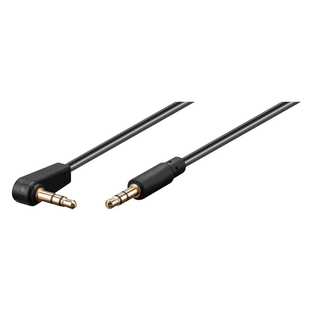Goobay abgewinkeltes Stereo-Audiokabel