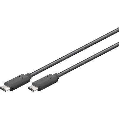 Goobay USB 3.1 Gen 1 0.5 m USB Kabel USB 3.2 Gen 1 (3.1 Gen 1) 0,5 m USB C Schwarz
