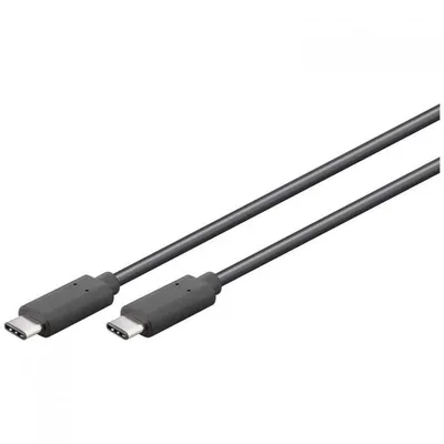 Goobay USB-C 3.1 Stecker/Stecker-Kabel 1m Schwarz
