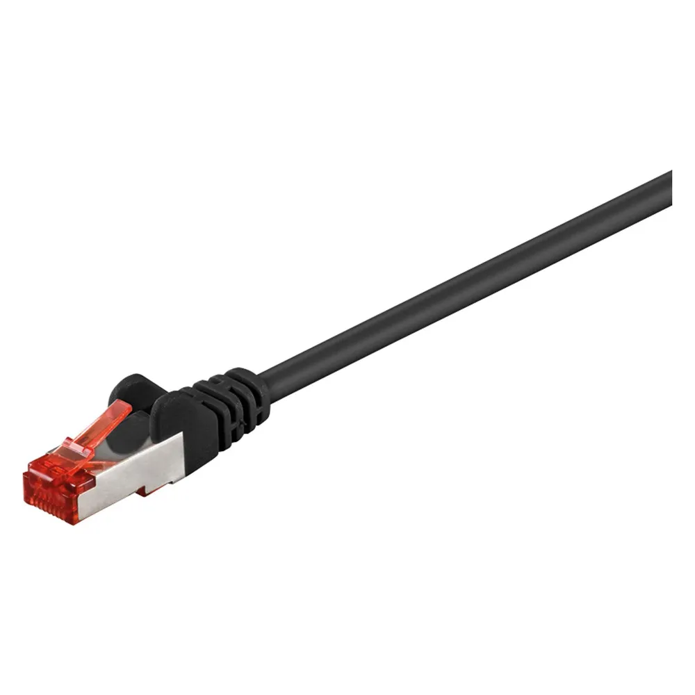 Netzwerkkabel Goobay 68698 Cat6 S/FTP 3 m Schwarz